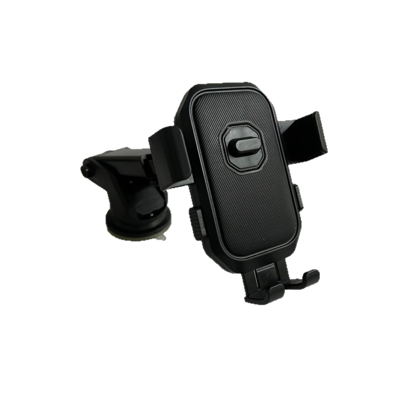 Autótelefon-tartó teleszkópos automata zármechanizmussal, központi konzolhoz tartó és vákuumos rögzítés a szélvédőhöz (7.5W)