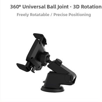 Držiak na telefón do auta, plastové telo, prispôsobiteľný, všeobecný štýl