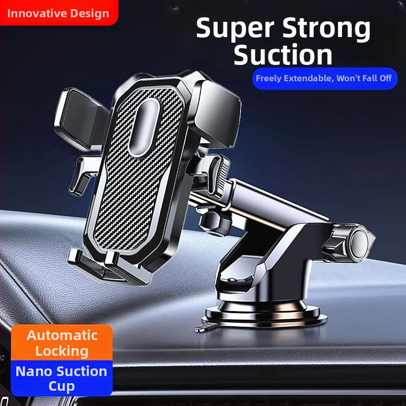 Autótelefon-tartó szívófejjel, univerzális a műszerfalra, navigációs tartó