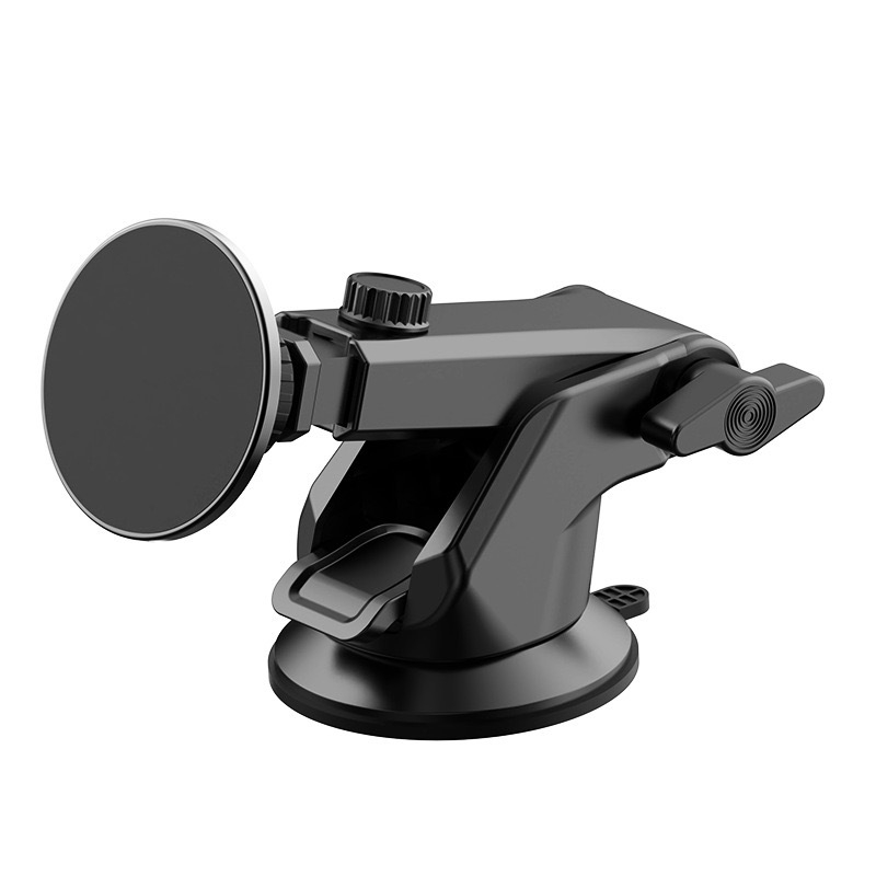 Automatikus záras autós navigációs tartó, műszerfal vákuumos alap, teleszkópos kar | 5W teljesítmény, műszerfalra történő rögzítés