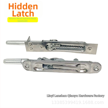 Durvju aizbāznis ar slēptu slotu, metāla konstrukcija, elektroplatēts pārklājums, mūsdienīgs minimālisma stils