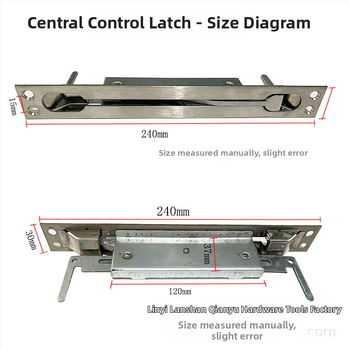 Durvju aizbāznis ar slēptu slotu, metāla konstrukcija, elektroplatēts pārklājums, mūsdienīgs minimālisma stils