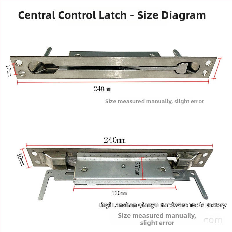 Durvju aizbāznis ar slēptu slotu, metāla konstrukcija, elektroplatēts pārklājums, mūsdienīgs minimālisma stils