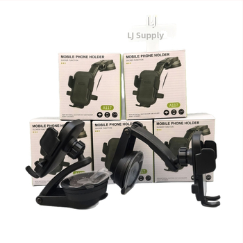 Autós telefontartó szívófejes rögzítéssel, univerzális a műszerfalhoz, minimalista dizájn