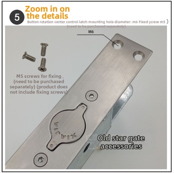 Rokas durvju slēdzene no nerūsējoša tērauda, centrālā rotācijas vadība, slēgtais mehānisms, matēta apdare, mūsdienīgs minimālisma dizains