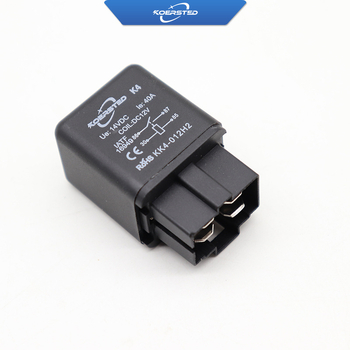 Korsted KS-K4 4-pinu auto relejs 12V/24V A/C ventilatoram, miglas lukturiem, centrālais slēdzējs