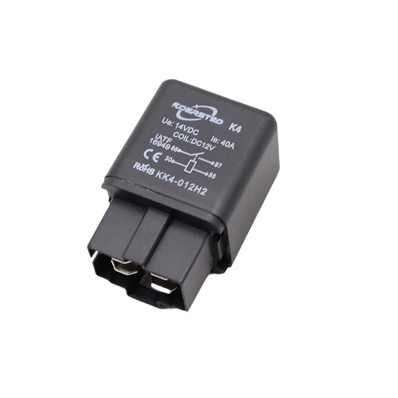 Korsted KS-K4 4-pinu auto relejs 12V/24V A/C ventilatoram, miglas lukturiem, centrālais slēdzējs