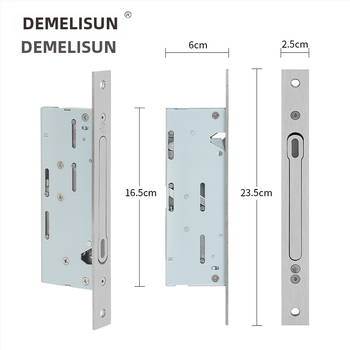 Nerūdijančio plieno spynos korpusas, modelis 6008 centriniu valdymu, svoris 500, saugiam durims