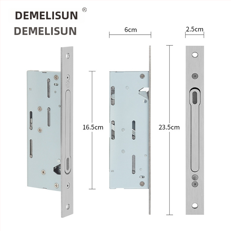 Nerūsējošā tērauda slēdzenes korpuss, modeļa 6008 centrālā vadība, svars 500, piemērots drošības durvīm