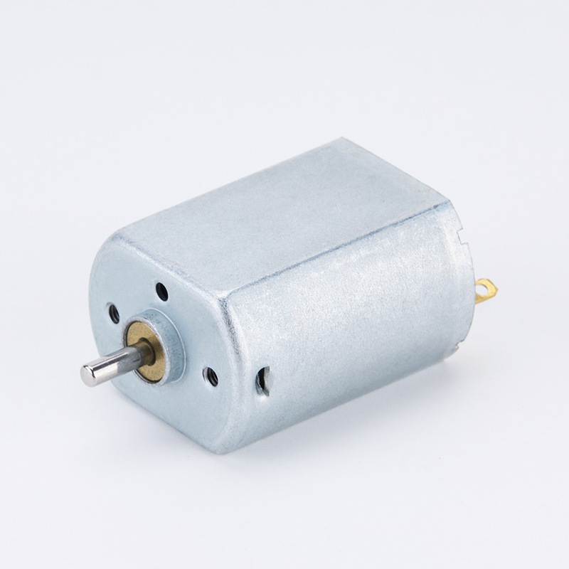 Četkovais mikromotors auto detaļām un centrālās durvju slēdzenes vadībai (DC motors, spriegums zem 36 V, efektivitāte 80%)