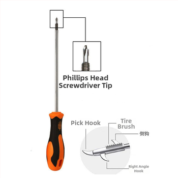 Automobilio padangos akmenėlių valymo įrankis – nešiojamas daugiafunkcis akmenėlių šalinimo įrankis