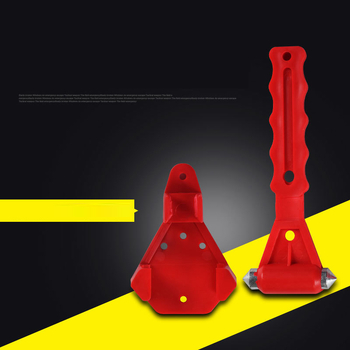 Automobilski višefunkcionalni sigurnosni čekić s razbijačem stakla; ABS plastika; željezna glava; legura; 0,1 kg