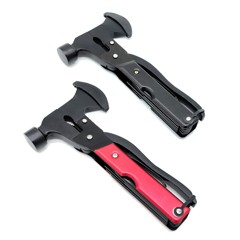 Összecsukható, többfunkciós autóéletmentő szerszám – ablaknyitóval a kültéri kempingezéshez