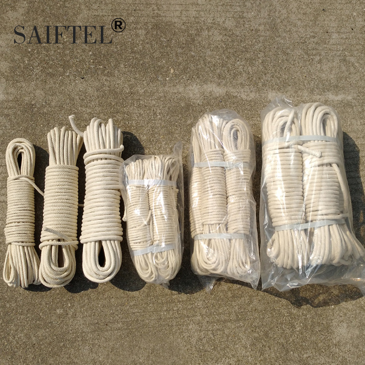 SAIFTEL Kokvilnas virve flagai pacelšanai – pielāgojama, standarts 15454