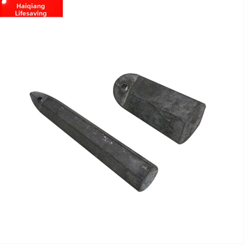 Jūras dziļuma mērīšanas svars ar auklu, svins, 1 kg/5 kg