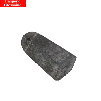 Jūras dziļuma mērīšanas svars ar auklu, svins, 1 kg/5 kg