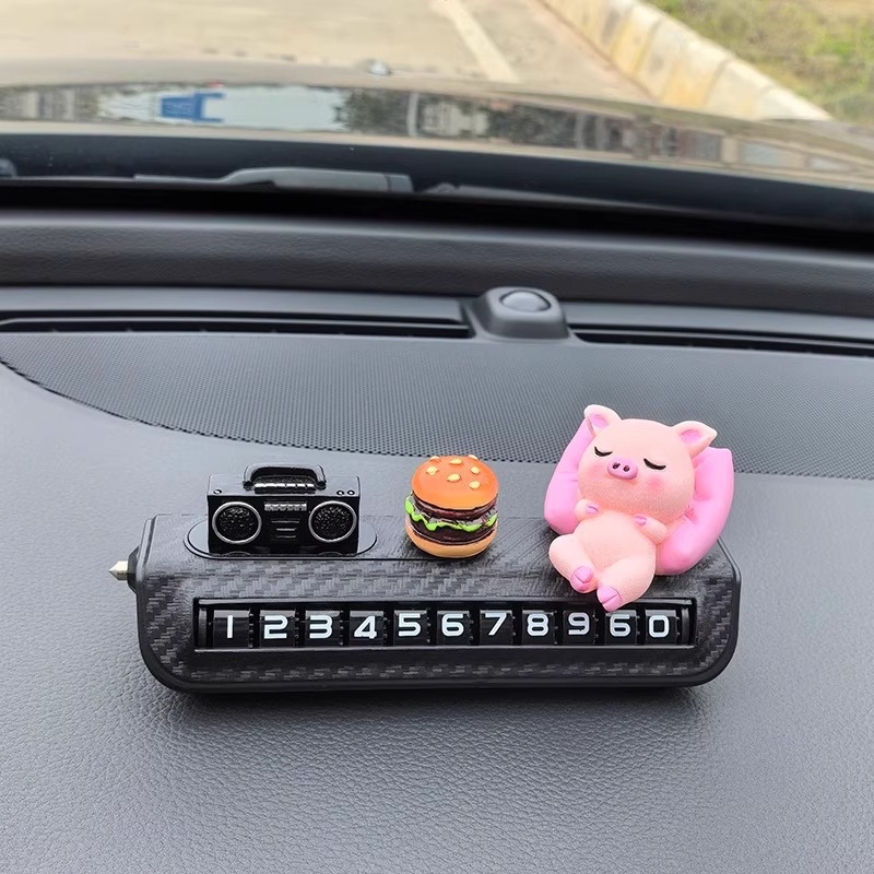 Плюшена панда украса за кола – модел 00002, пластмасова, код Sydr-001s, скрит тип