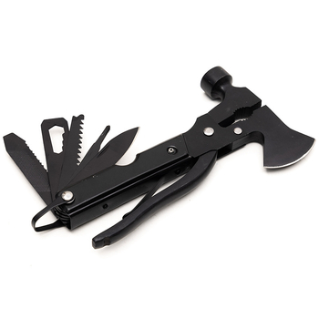 Case Többfunkciós túlélőeszköz szabadban való kempingezéshez: fejszefejű kalapács, életmentő kalapács, elsősegély-kiegészítők