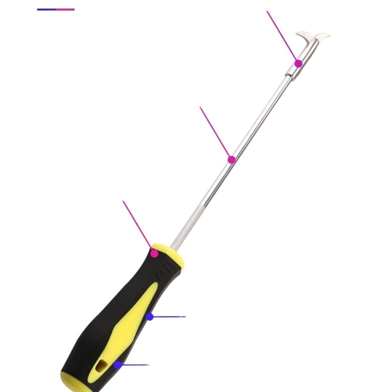 Automašīnas riepu akmeņu tīrīšanas instruments ar āķi – daudzfunkcionāls akmeņu tīrīšanas rīks, nerūsējošais tērauds, sprādzienizturīgs