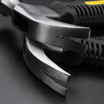 Mini nagų plaktukas su nagais, plieninė galva, plastikinė rankena, 290 g, automobilio avarinis įrankis