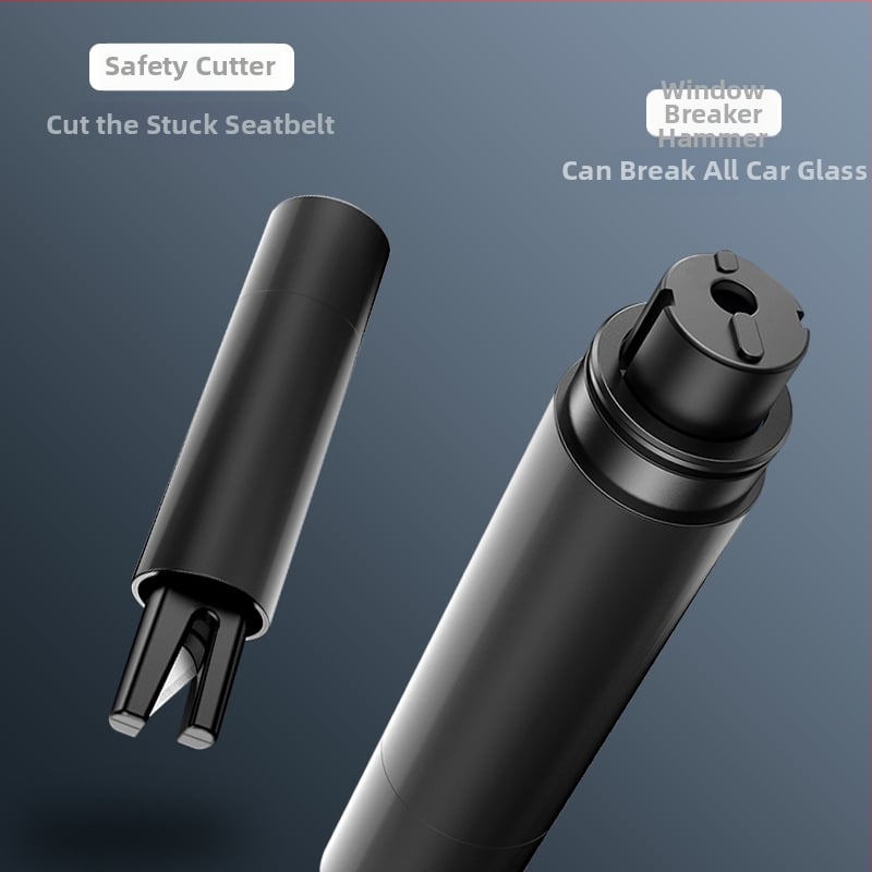 Εργαλείο Έκτακτης Διάσωσης Αυτοκινήτου: Σπάστης Παραθύρων και Κόφτης Ζώνης, Βολφραμικός Χάλυβας, 0,12 kg, Μάρκα Liu Yang Che Zhiku, Αδειοδοτημένη Ιδιωτική Ετικέτα