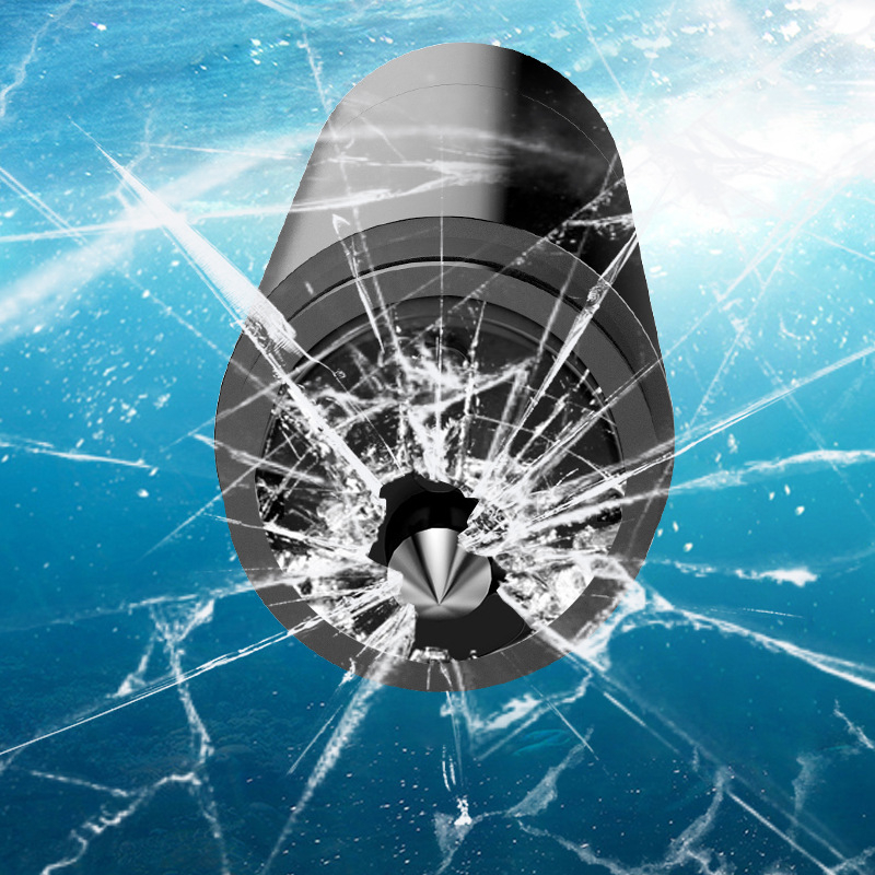 Εργαλείο Έκτακτης Διάσωσης Αυτοκινήτου: Σπάστης Παραθύρων και Κόφτης Ζώνης, Βολφραμικός Χάλυβας, 0,12 kg, Μάρκα Liu Yang Che Zhiku, Αδειοδοτημένη Ιδιωτική Ετικέτα