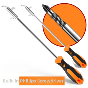 Nerūsējošā tērauda riepu akmeņu tīrīšanas āķis – daudzfunkcionāls automobiļu tīrīšanas instruments akmeņu noņemšanai