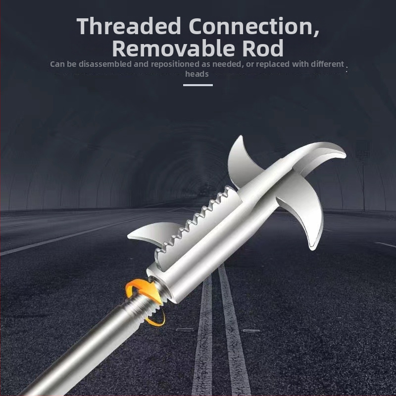 Nerūsējošā tērauda riepu akmeņu tīrīšanas āķis – daudzfunkcionāls automobiļu tīrīšanas instruments akmeņu noņemšanai