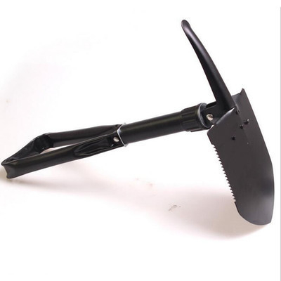 Daudzfunkcionāla saliekamā inženierlāpsta kempingam un izdzīvošanai, pašizsardzībai un automašīnas ārkārtas aprīkojumam; nerūsējošs tērauds; saliekamā konstrukcija; pārnēsājama