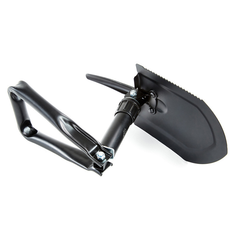 Daudzfunkcionāla saliekamā inženierlāpsta kempingam un izdzīvošanai, pašizsardzībai un automašīnas ārkārtas aprīkojumam; nerūsējošs tērauds; saliekamā konstrukcija; pārnēsājama