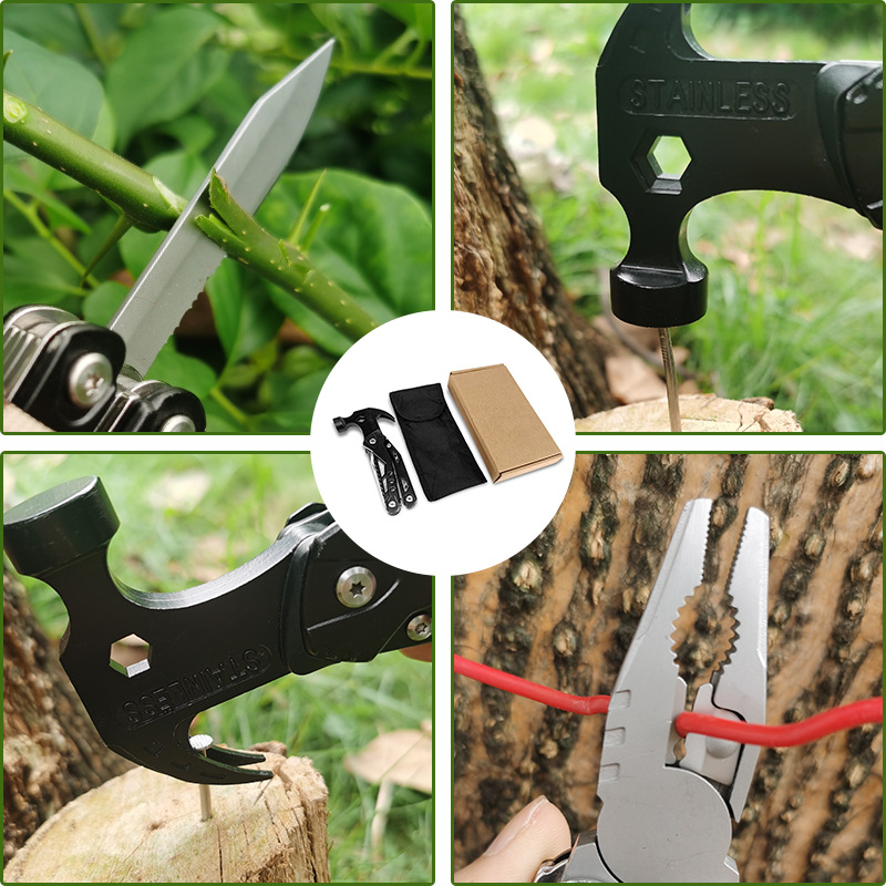 Sulankstomas Gooseneck plaktukas – daugiafunkcis įrankis, aukštos anglies plieno galva, sprogimo atsparus ir smūgiams atsparus, plieno rankena