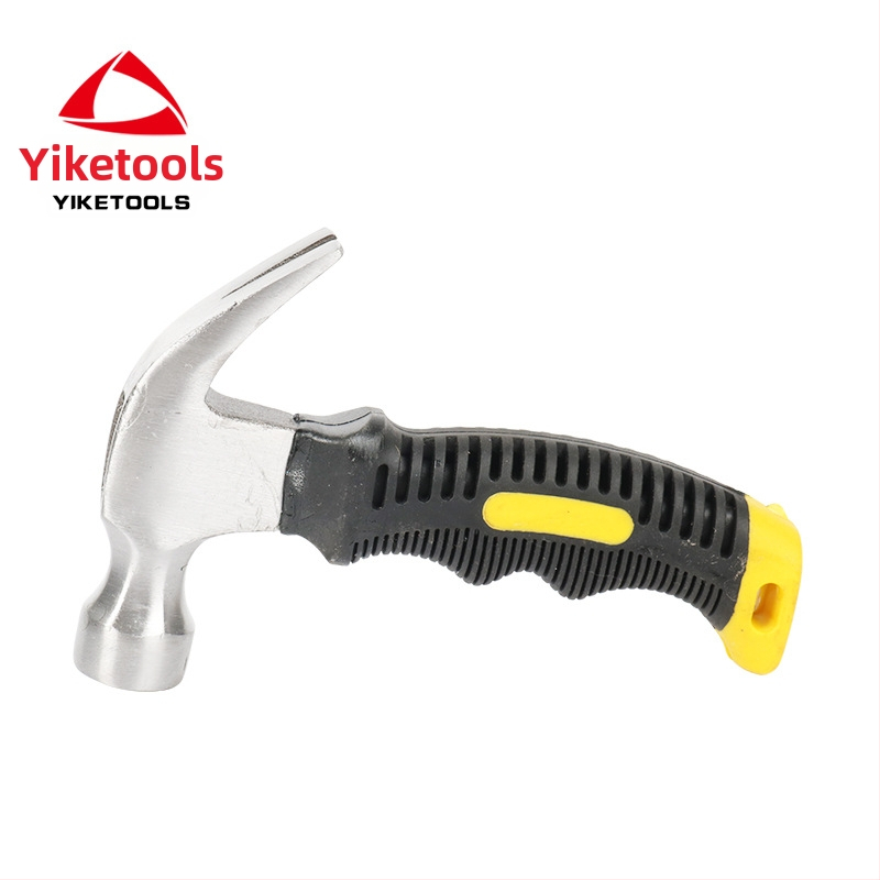 Mini nagų plaktukas su plastine rankena ir plienine galvute; smūgiams atsparus ir sprogimams atsparus, skirtas automobiliui