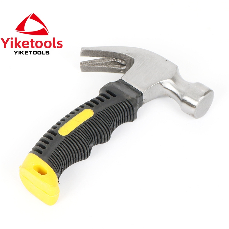 Mini nagų plaktukas su plastine rankena ir plienine galvute; smūgiams atsparus ir sprogimams atsparus, skirtas automobiliui