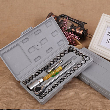 40 gabalu instrumentu komplekts auto un moto remontam, metāla instrumenti, modelis 11702