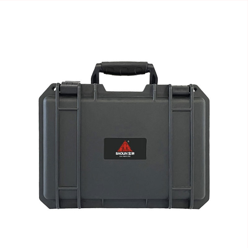 Pārvadājamā PP plastmasas instrumentu kārba ar IP67 ūdensizturību, izgatavota ar blow molding konstrukciju, mitrumu un korozijai izturīga, svars 1,25 kg