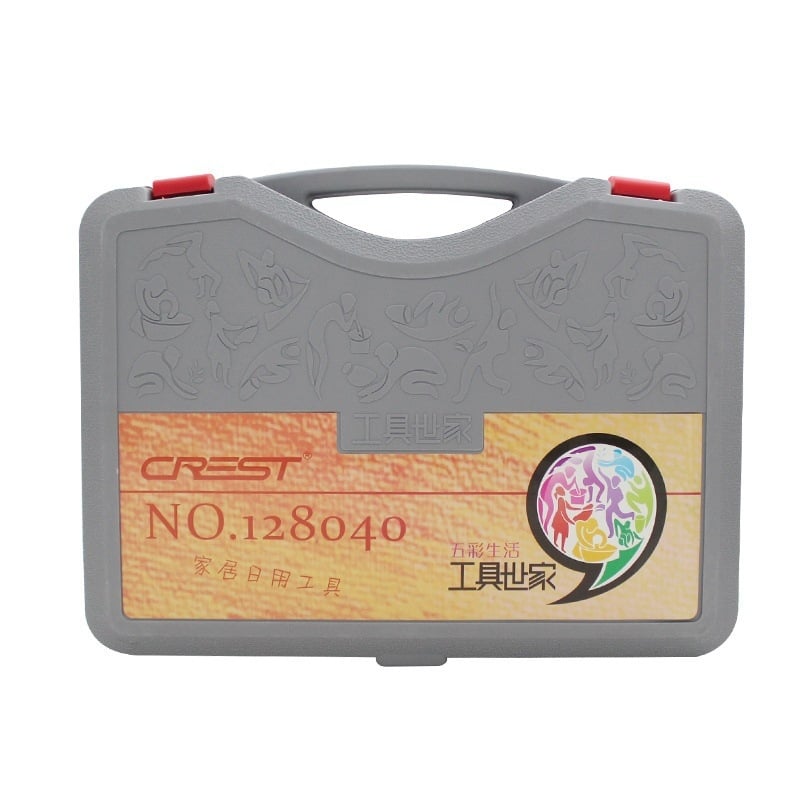 Комплект кутия за инструменти за домашна употреба с 40 части — карбонова стомана, разглобяеми инструменти, марка Sheng bangrong