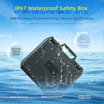 Cutie portabilă pentru unelte din plastic întărit, impermeabilă, cutie de depozitare multifuncțională pentru unelte