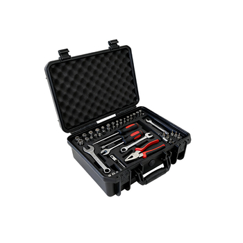 Cutie portabilă pentru unelte din plastic întărit, impermeabilă, cutie de depozitare multifuncțională pentru unelte