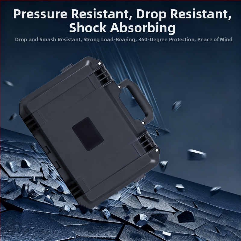 Cutie portabilă pentru unelte din plastic întărit, impermeabilă, cutie de depozitare multifuncțională pentru unelte