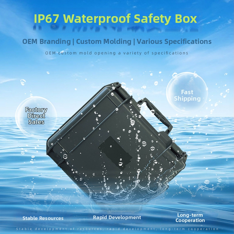 Cutie portabilă pentru unelte din plastic întărit, impermeabilă, cutie de depozitare multifuncțională pentru unelte