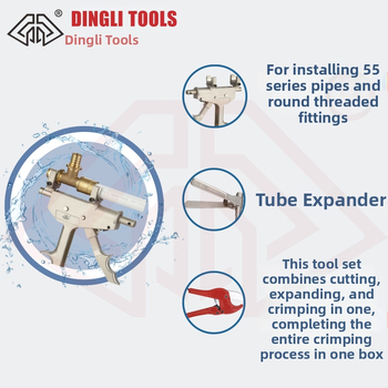 Kliešte posuvného upínania typu hrot, rozťahovač rúrok, PERT rúra, ručné posuvné upínacie nástroje pre montáž a údržbu