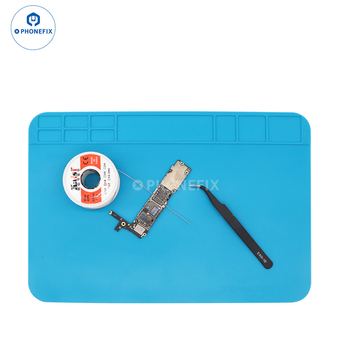 Silicone augstas temperatūras darba virsma datoru un viedtālruņu remontam, 1 gab., 0,09 kg, telekomunikācijas/datoru/viedtālruņu apkope