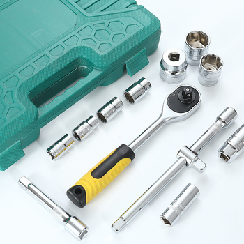 32 gab./komplekts Socket Wrench ar ratche rokturi auto remontam – metriskā standarta, 4 kg