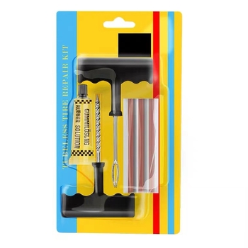 Automobiļu riepu remonta instrumentu komplekts, 6 gab., modelis: Mazs riepu remonts, svars 200 g