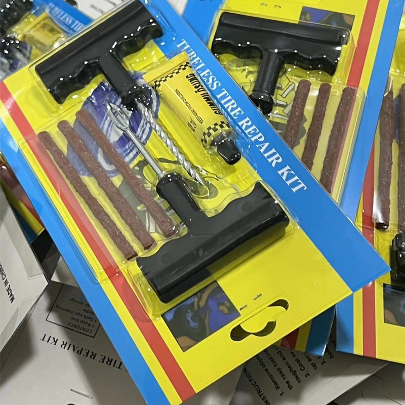 Automobiļu riepu remonta instrumentu komplekts, 6 gab., modelis: Mazs riepu remonts, svars 200 g