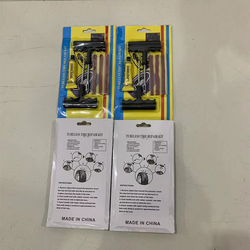 Automobiļu riepu remonta instrumentu komplekts, 6 gab., modelis: Mazs riepu remonts, svars 200 g