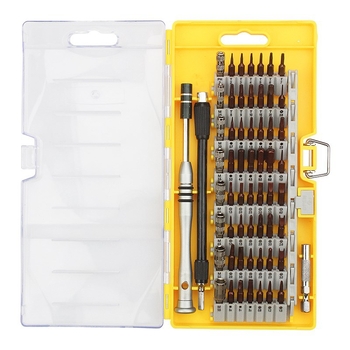 60-u-1 set odvijača 6100 S2 magnetski, S2 legirana čeli, Torx, križni i ravni vrh za mobitele i računala