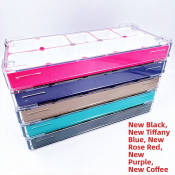 Pulksteņu remonta instrumentu uzglabāšanas kārba, daudzfunkcionāls detaļu organizētājs, 1 komplekts, neto svars 0,4, piemērots pulksteņu remontam un telekomunikāciju uzturēšanai