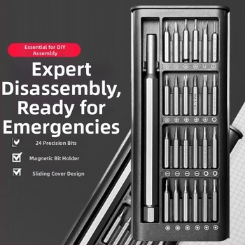 Speciālu formu skrūvgriežu komplekts viedtālruņiem, pulksteņiem un klēpjdatoriem – hroma vanādija tērauds, 16-in-1 universālie bitu komplekts, daudzfunkcionāls telekomunikāciju uzturēšanas instruments