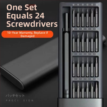 Speciālu formu skrūvgriežu komplekts viedtālruņiem, pulksteņiem un klēpjdatoriem – hroma vanādija tērauds, 16-in-1 universālie bitu komplekts, daudzfunkcionāls telekomunikāciju uzturēšanas instruments